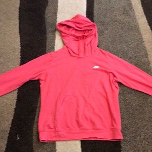 Pink nike hoodie